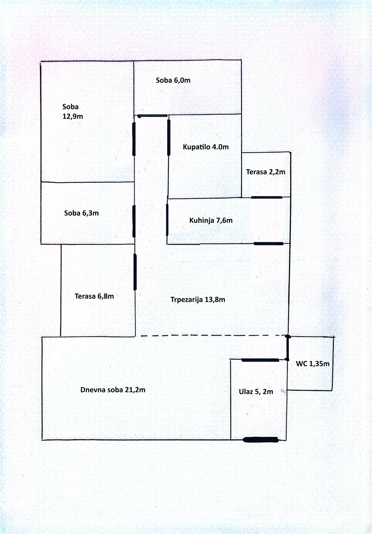 Prodaja 3.5-soban stan VIDIKOVAC, RAKOVICA 91m²